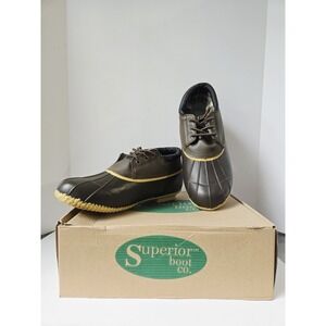 Superior Boot Co Mens 3 eye duck waterproof rubber boot size 12 NWT CMO6